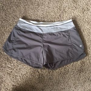 Lululemon Speed Zip shorts size 10